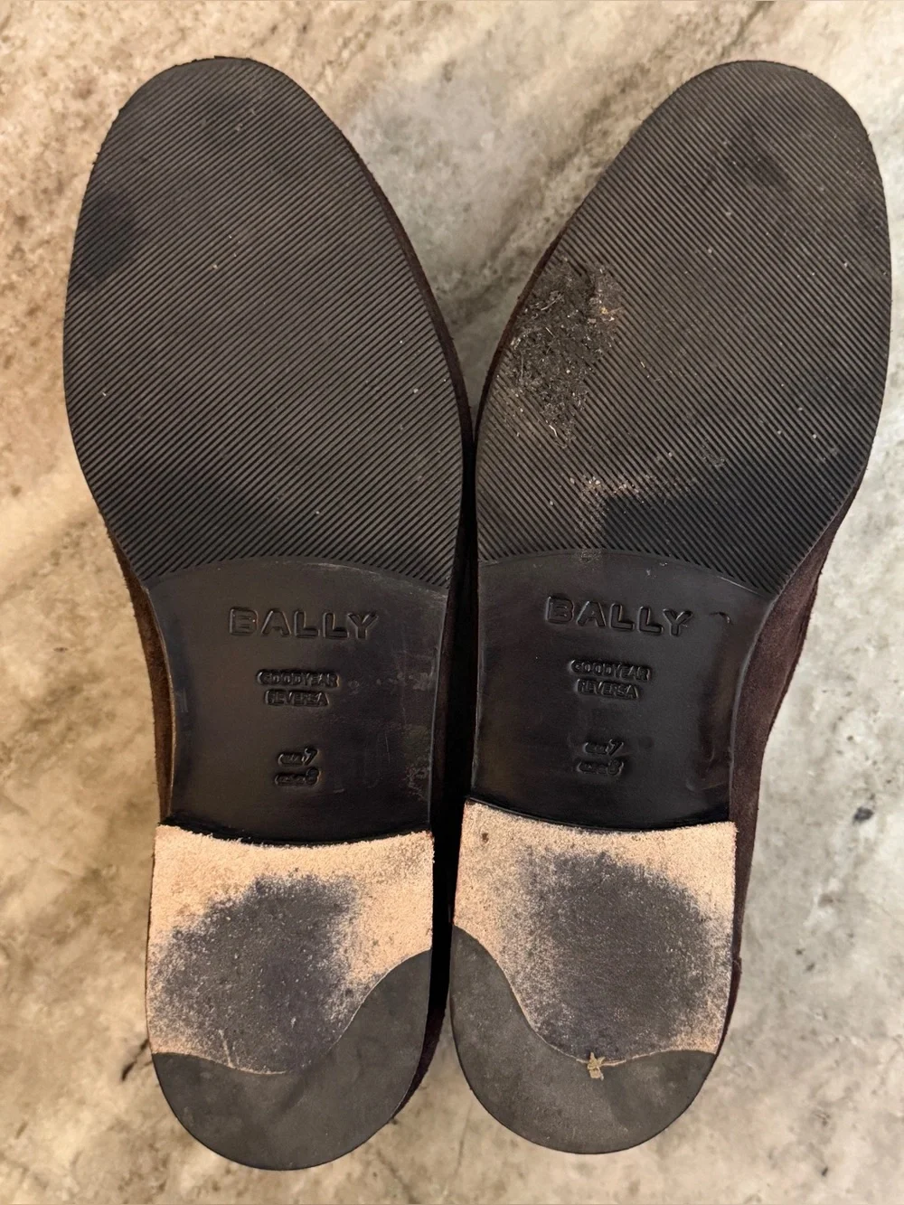 BALLY PATHY PLUME DARK BROWN SUEDE BOAT SHOES 8 US $950 MOCCASINS FLATS